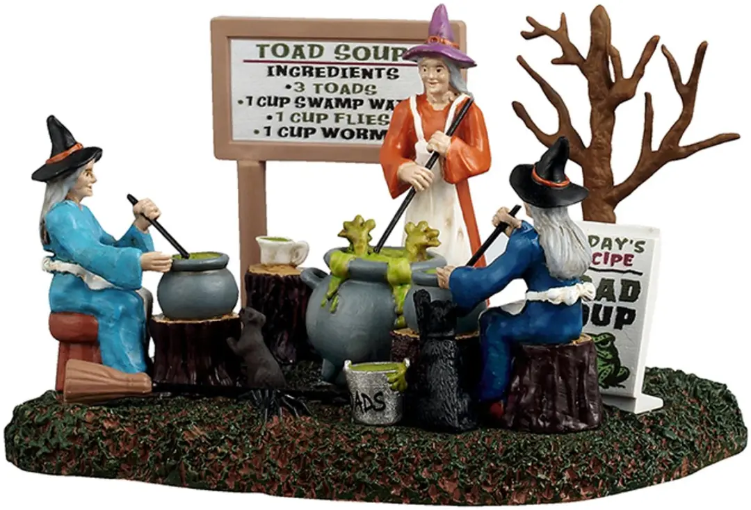 Lemax Spooky Town The Cooking Coven