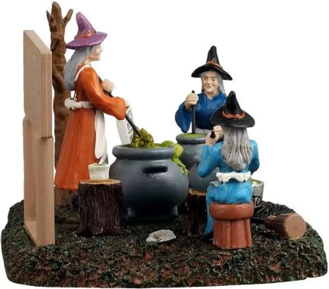 Lemax Spooky Town The Cooking Coven - Multicolor