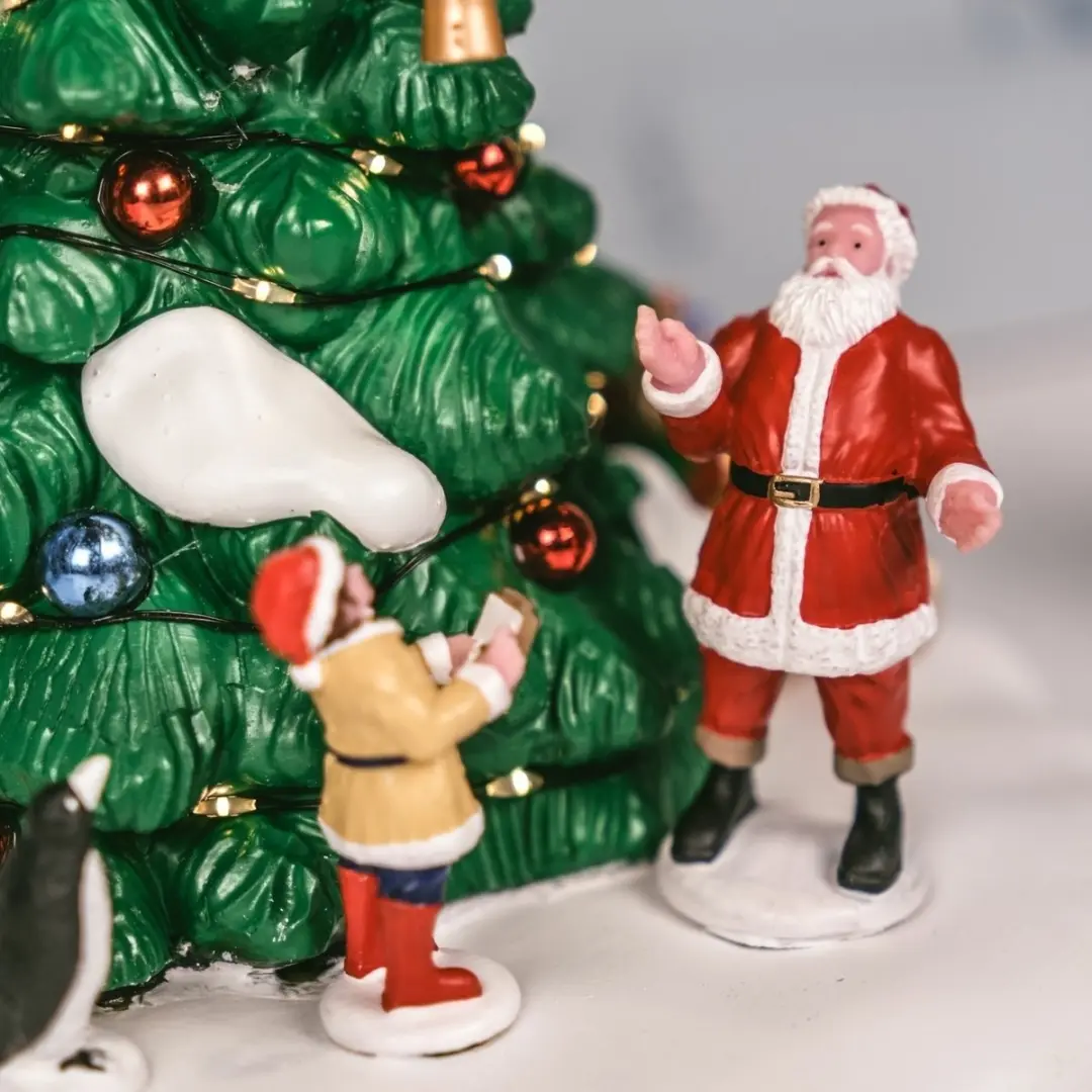Lemax Reindeer Races Kerstboom met bewegende rendieren - Mehrfarbig