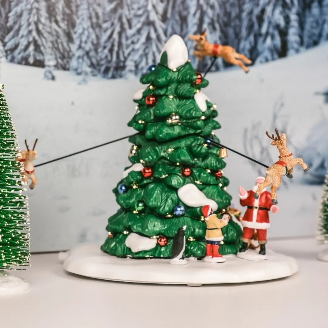 Lemax Reindeer Races Kerstboom met bewegende rendieren - Mehrfarbig - afbeelding 6 van 6