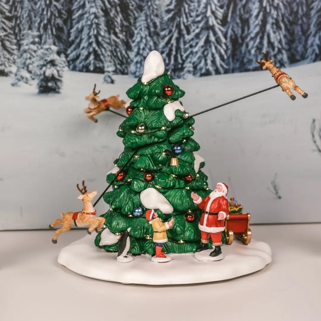 Lemax Reindeer Races Kerstboom met bewegende rendieren