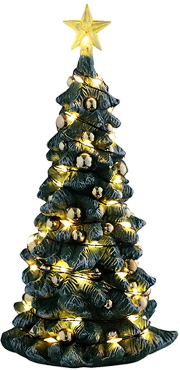 Lemax Snowy Christmas Tree Clear Light