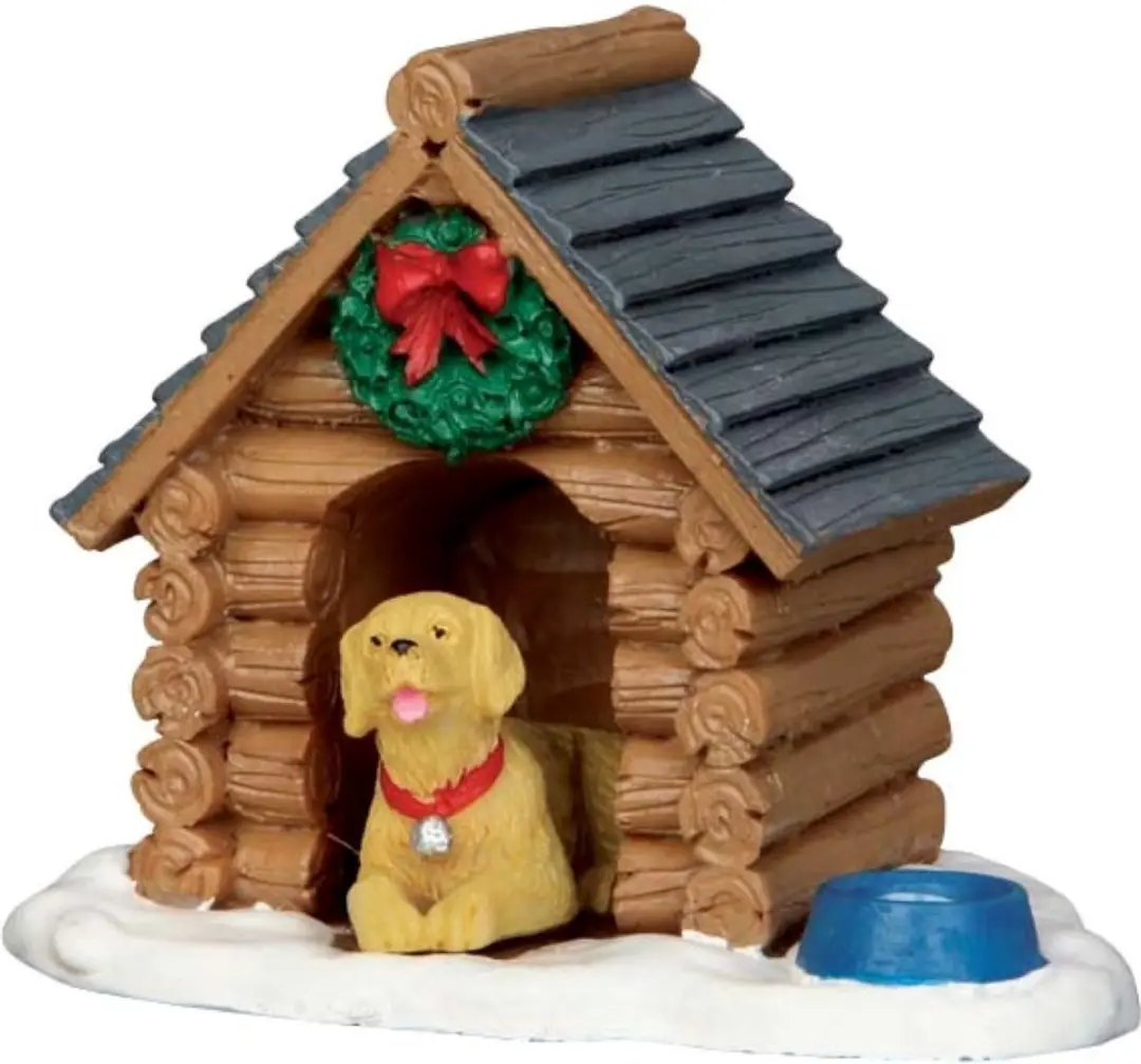 Lemax Log Cabin Hondenhuis Neutraal