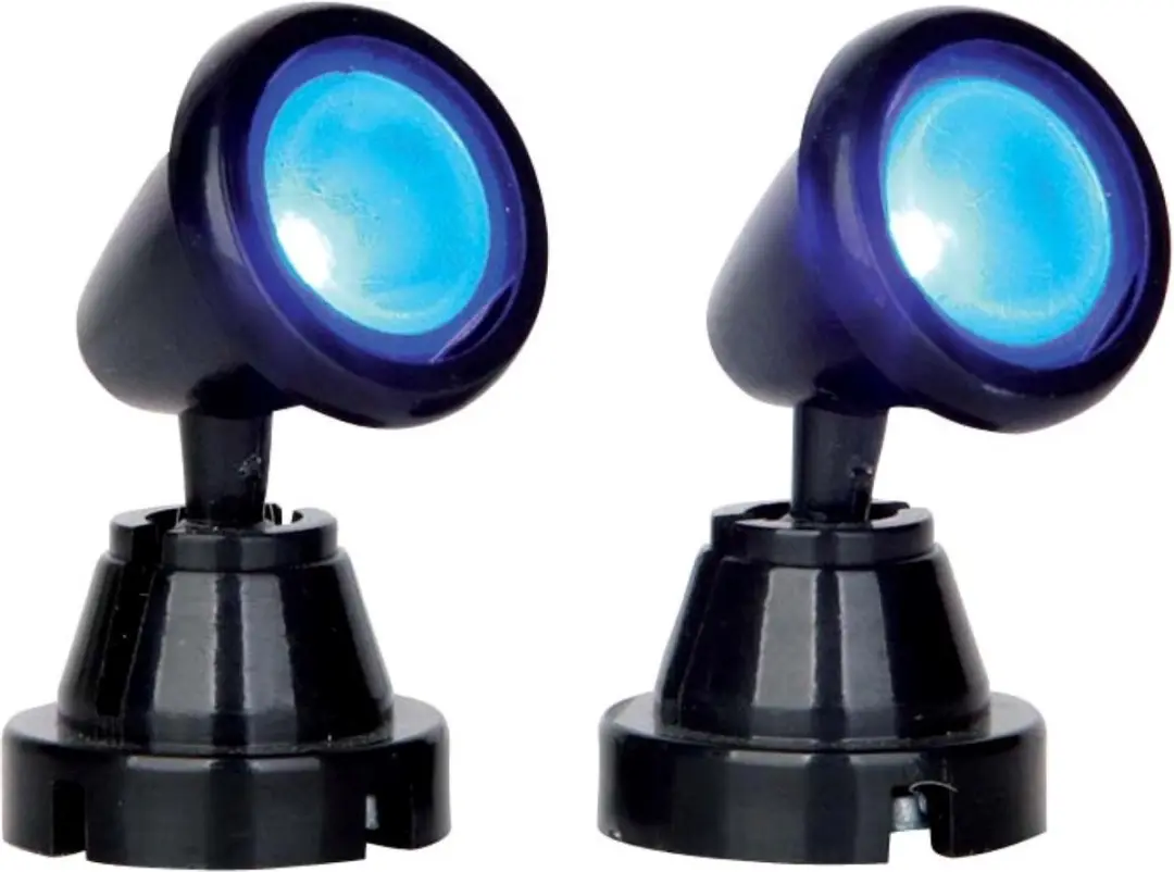 Lemax Round Spot Light Blauw