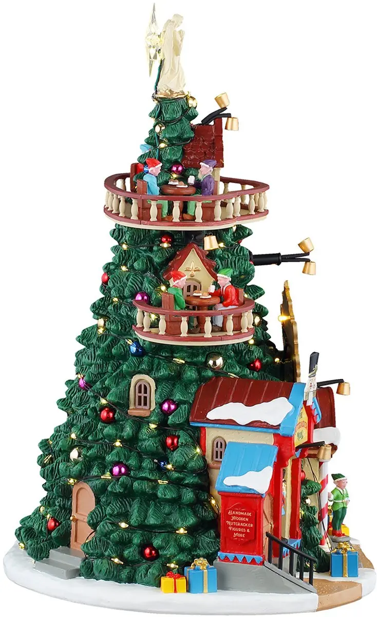 Lemax The Tannenbaum Tower Kersthuisje - Santa's Wonderland 2025 - Meerkleurig