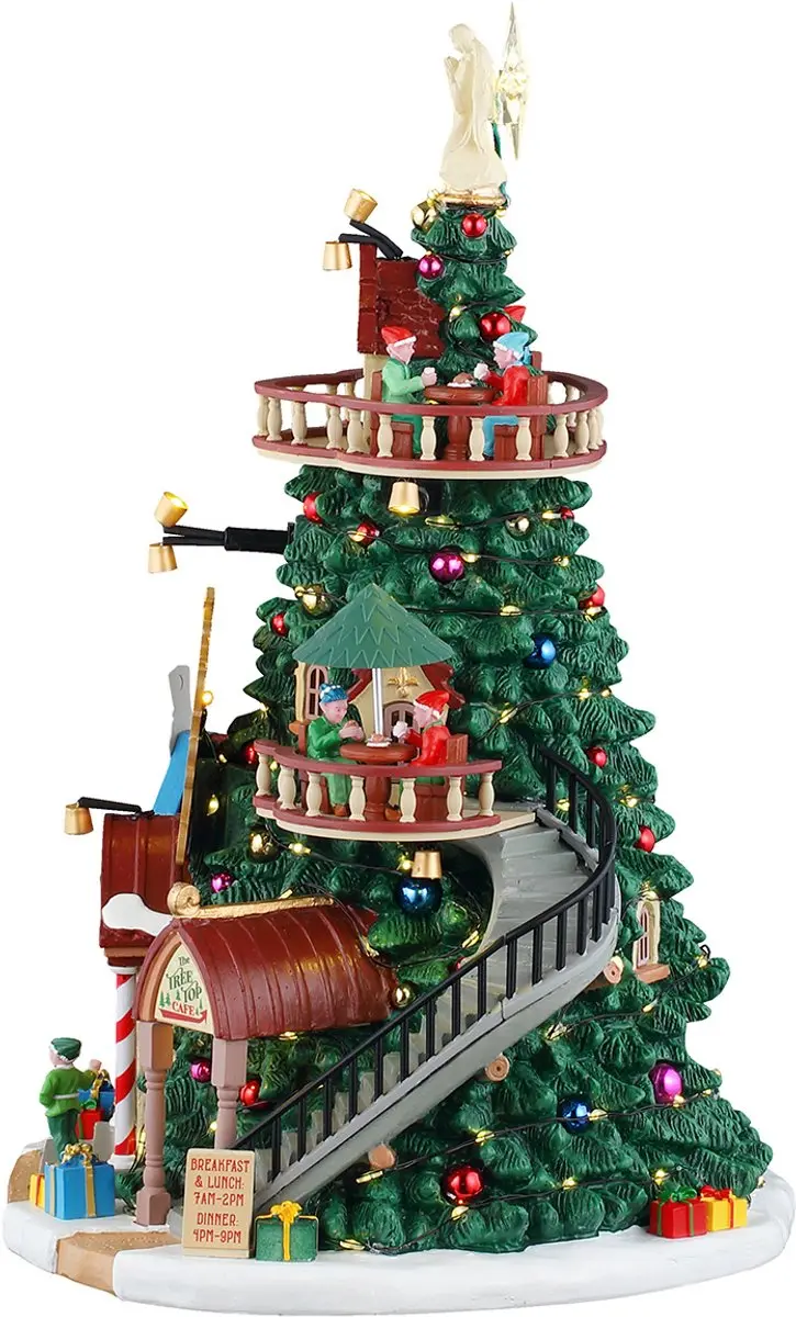 Lemax The Tannenbaum Tower Kersthuisje - Santa's Wonderland 2025 - Meerkleurig