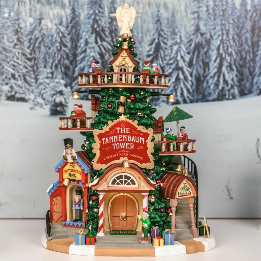 Lemax The Tannenbaum Tower Kersthuisje