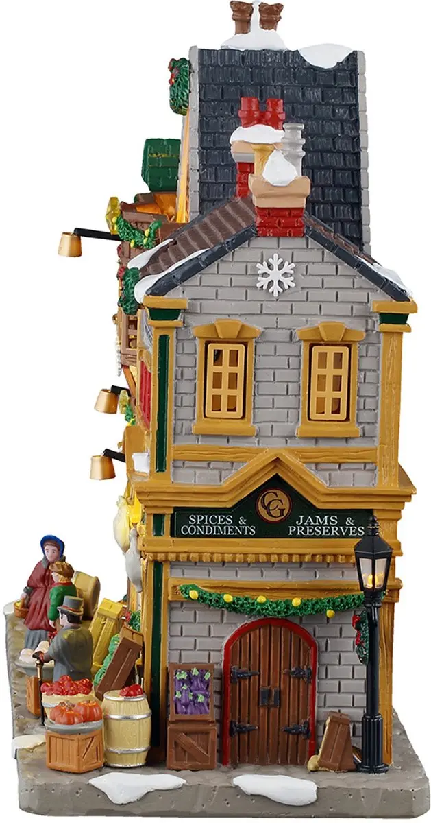 Lemax The Tannenbaum Tower Christmas Shops - Mrs. Cratchit's Shop - 4.5V