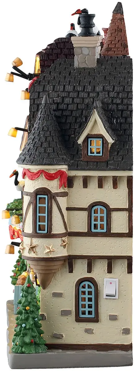 Lemax Noel Alsace Facade - Mehrfarbig