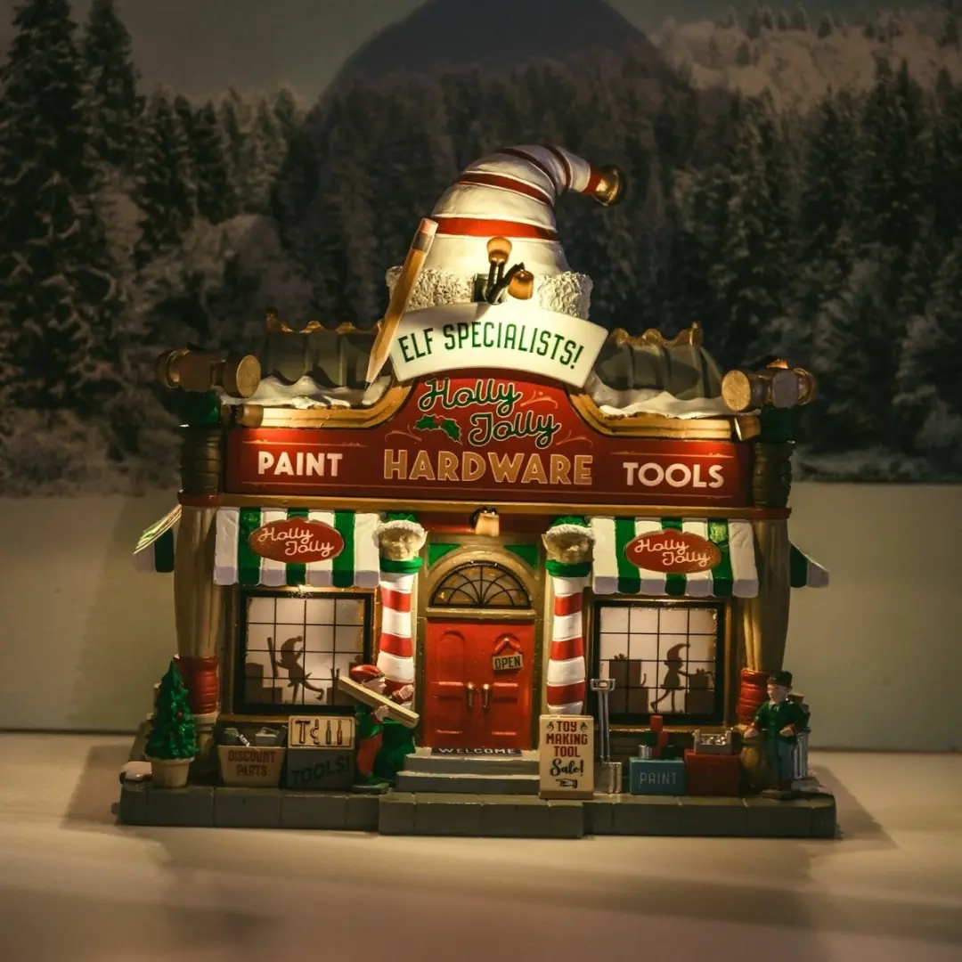 Lemax Holly Jolly Hardware Huis - Mehrfarbig