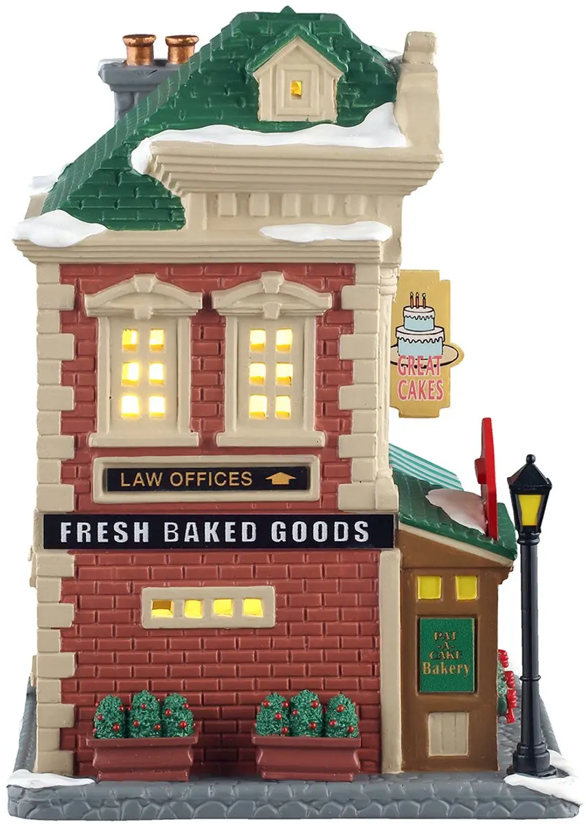 Lemax Pat-A-Cake Bakery - Multicolor