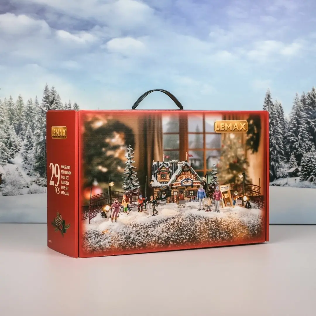Lemax Apres-Ski Lodge Set - Verlichte attractie - Meerkleurig - afbeelding 6 van 6