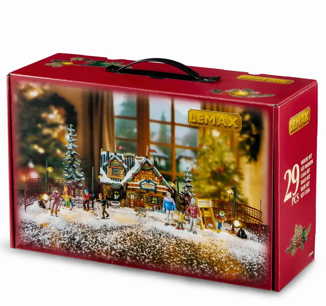 Lemax Apres-Ski Lodge Set - Verlichte attractie - Meerkleurig