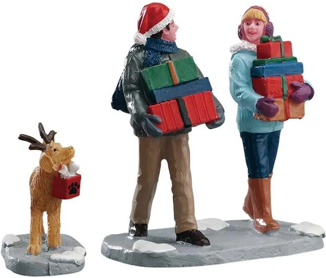 Lemax Christmas Party Kersthuisjes Set - 2 Stuks - Multicolor - afbeelding 6 van 6