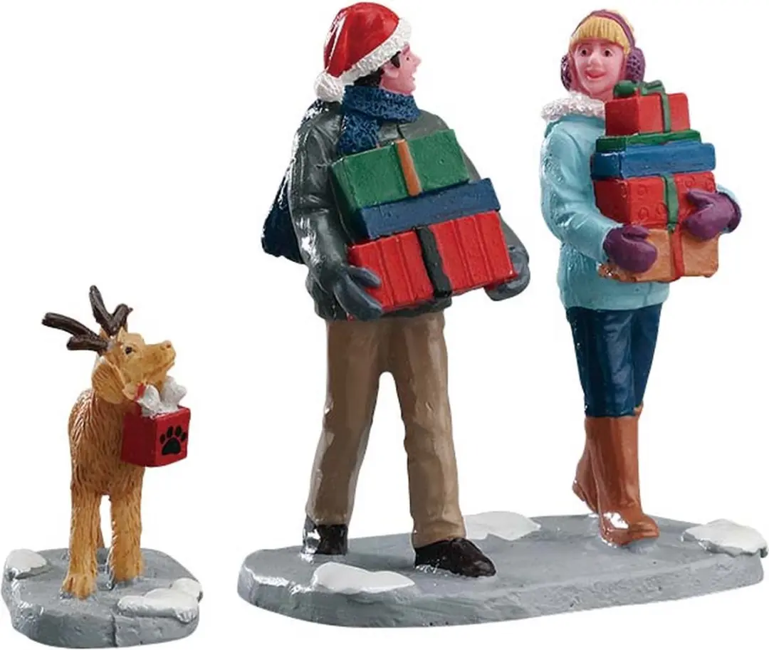 Lemax Christmas Party Kersthuisjes Set - 2 Stuks - Multicolor