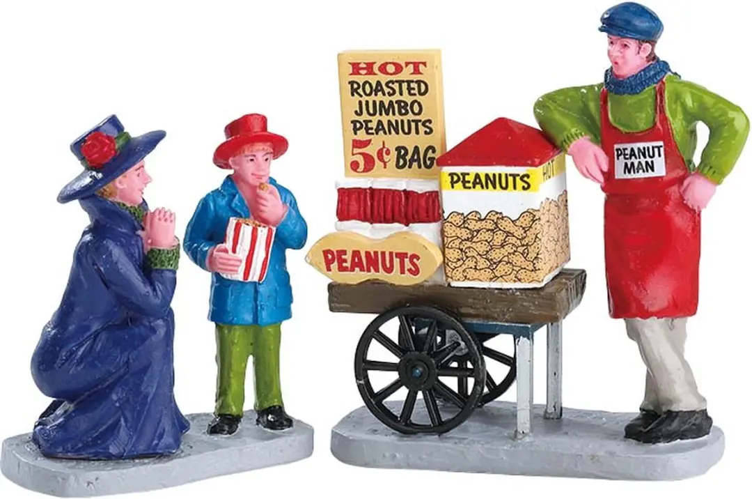 Lemax Roasted Peanut Treats 2016 Collectie - 2 Stuks - Multicolor