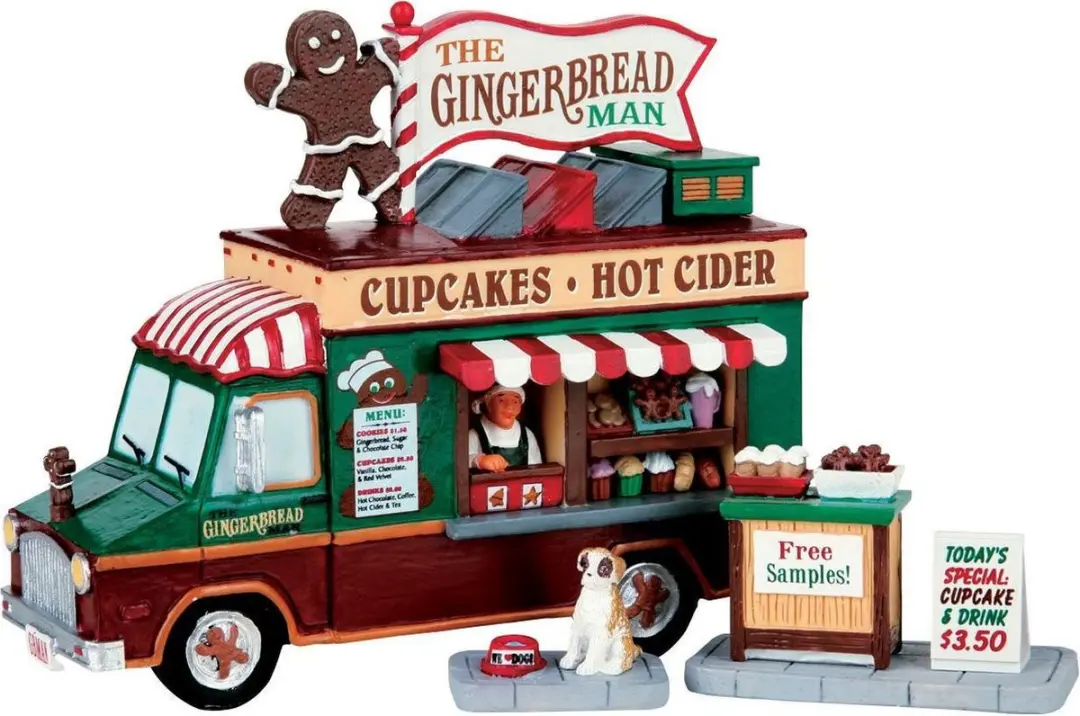 Lemax The Gingerbread Man 2017 Set