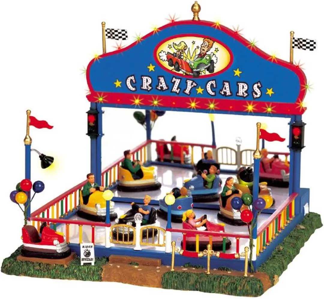 Lemax Crazy Cars Verlichte Sights & Sounds