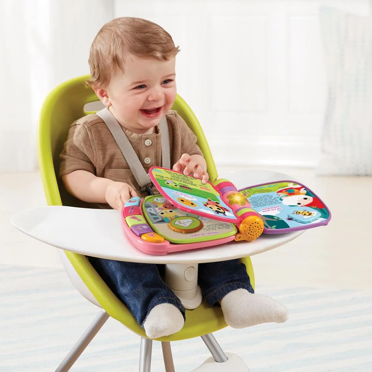 VTech Baby Dierenvriendjes Liedjesboek Roze