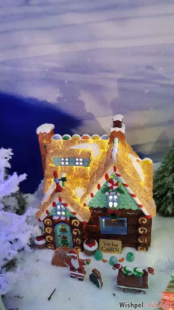 Lemax Yule Log Cabin Kersthuisje - 4.5V