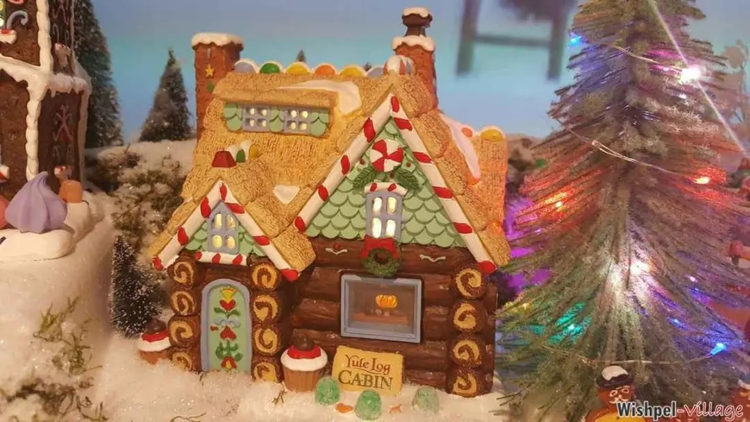 Lemax Yule Log Cabin Kersthuisje - 4.5V