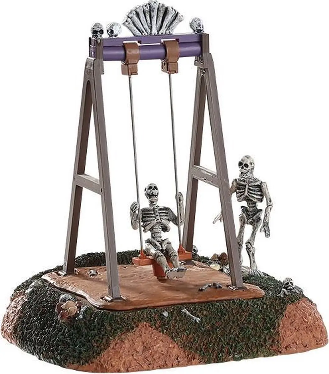 Lemax Skeleton Swings