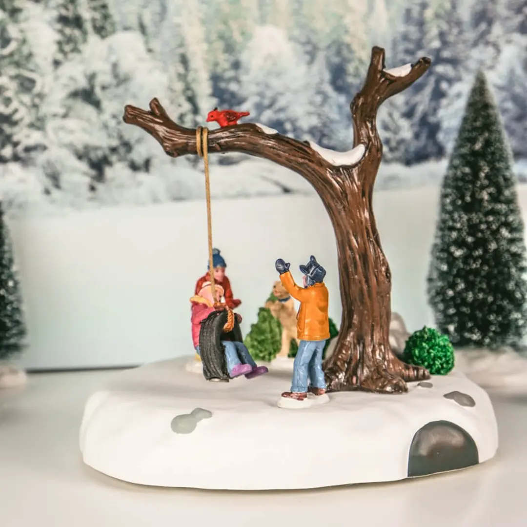 Lemax Tire Swing Twirl Figuur - Animatie - Neutraal