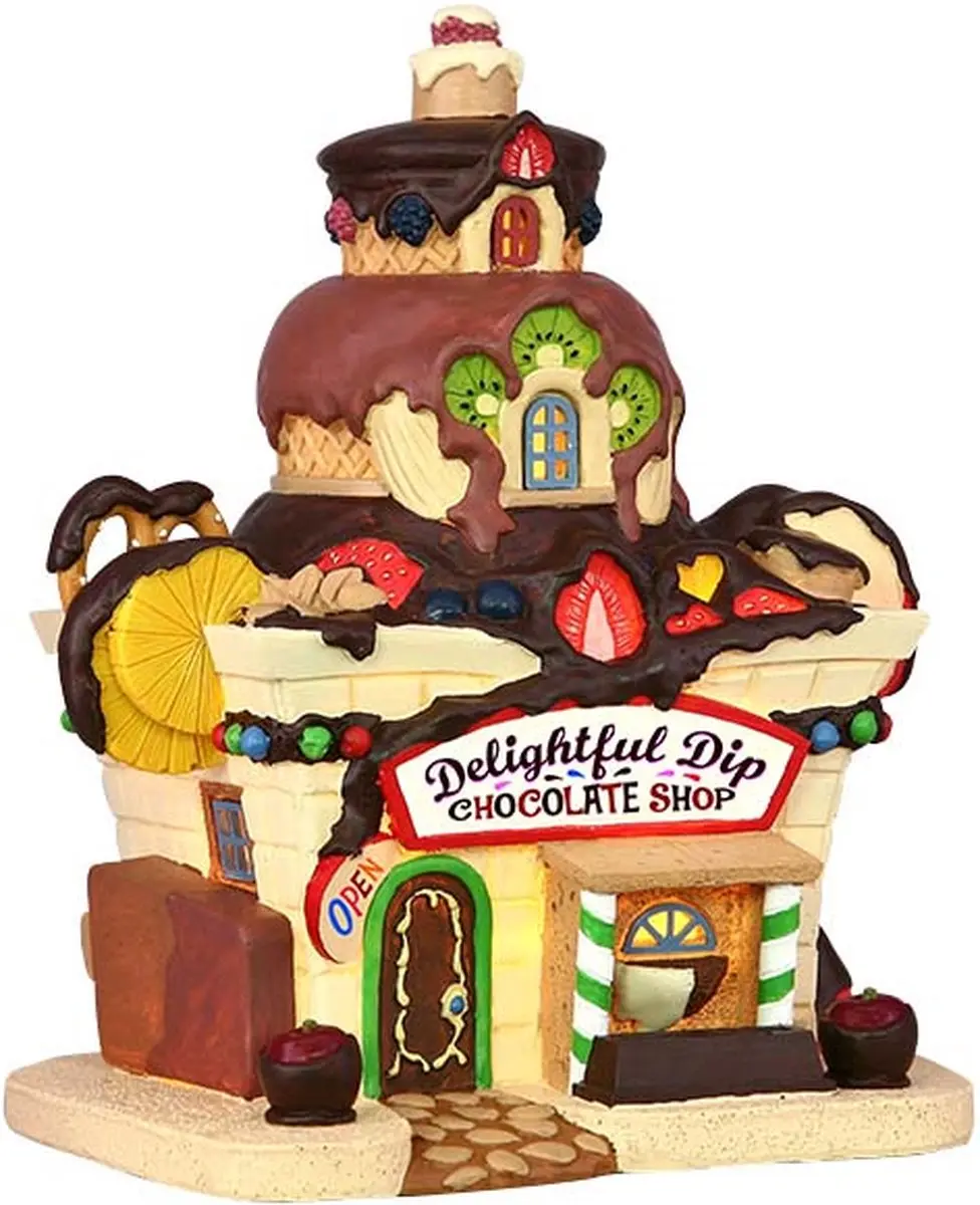 Lemax Delightful Dip Chocolate Shop Kersthuisjes & Kerstdorpen - 4,5V