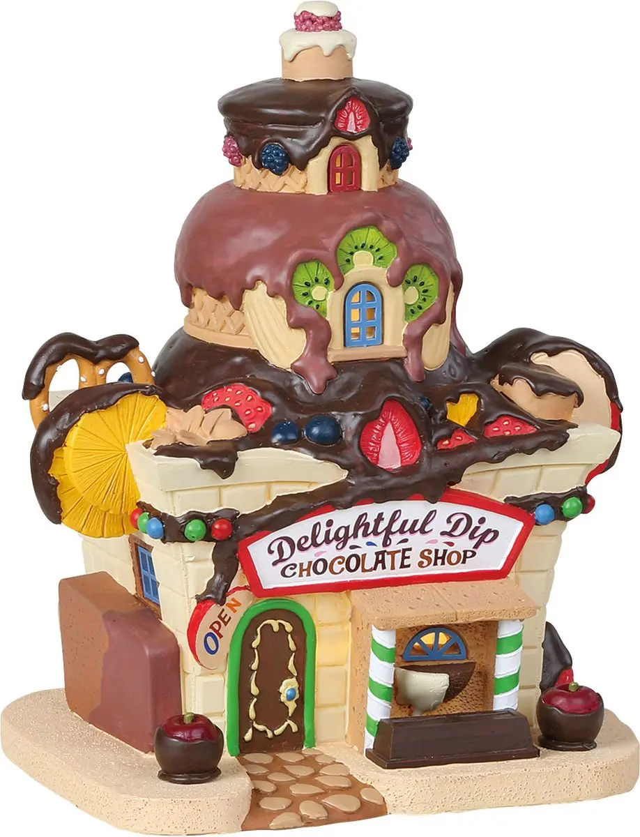 Lemax Delightful Dip Chocolate Shop Kersthuisjes & Kerstdorpen