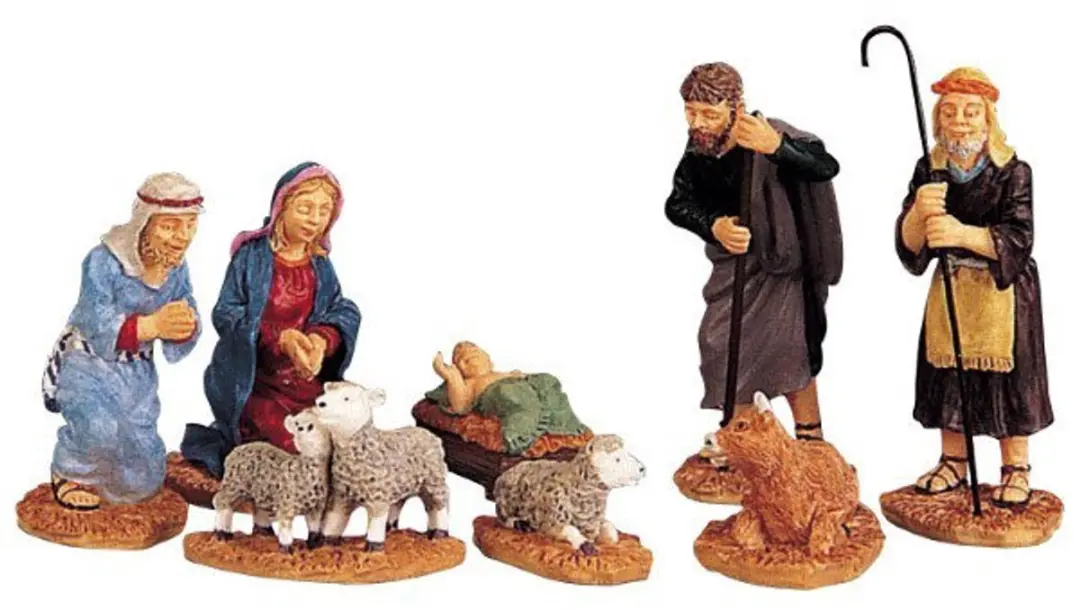 Lemax Kerststalletjes Set 8 Stuks - Mix