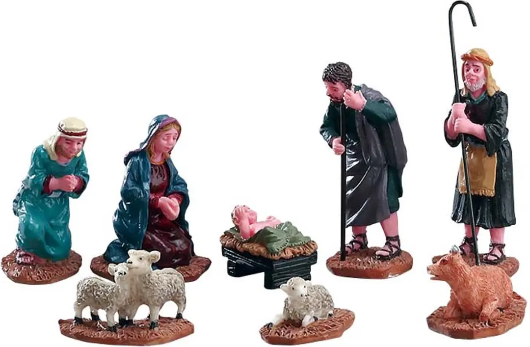 Lemax Kerststalletjes Set 8 Stuks