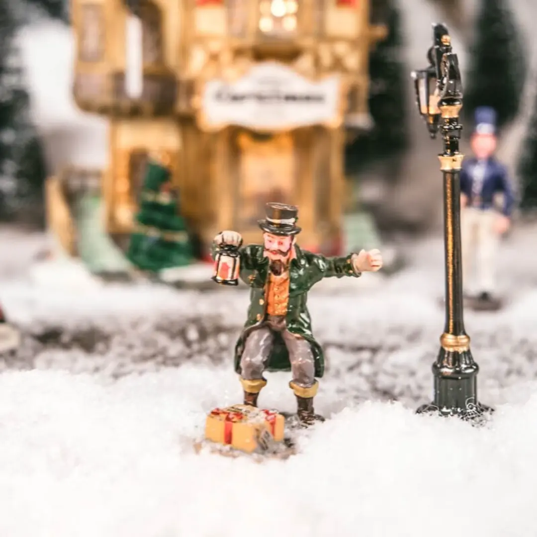 Lemax Townsfolk Figurines - 6 Stuks - Kersthuisjes
