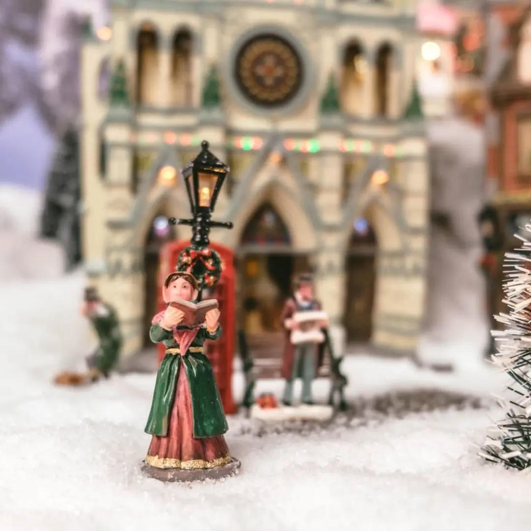 Lemax Townsfolk Figurines - 6 Stuks - Kersthuisjes