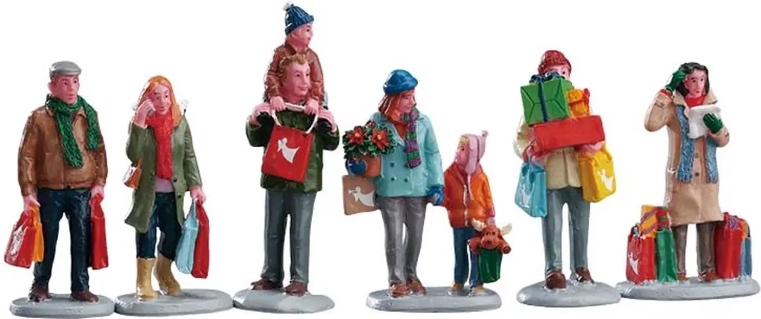 Lemax Holiday Shoppers Set