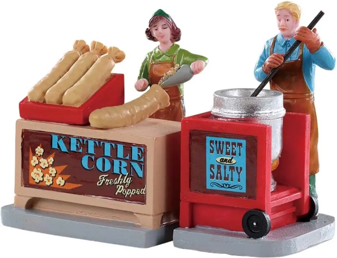 Lemax Kettle Corn Stand
