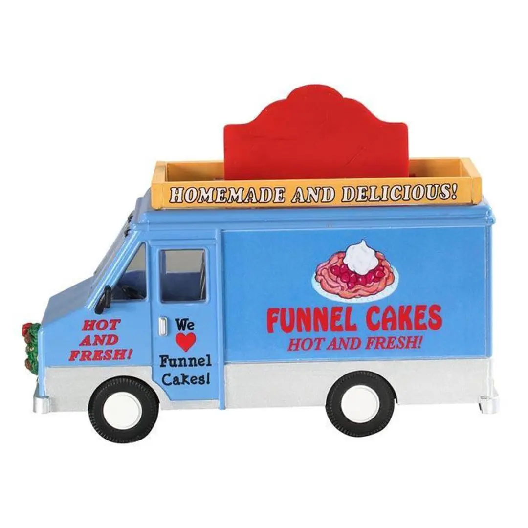 Lemax Funnel Cakes Food Truck - Set van 4 Stuks