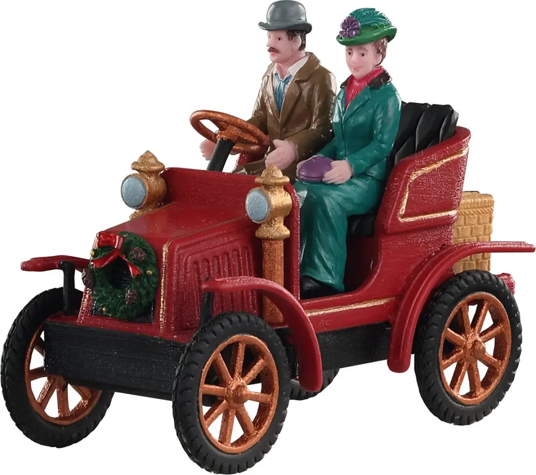 Lemax First Car In Town Figuur