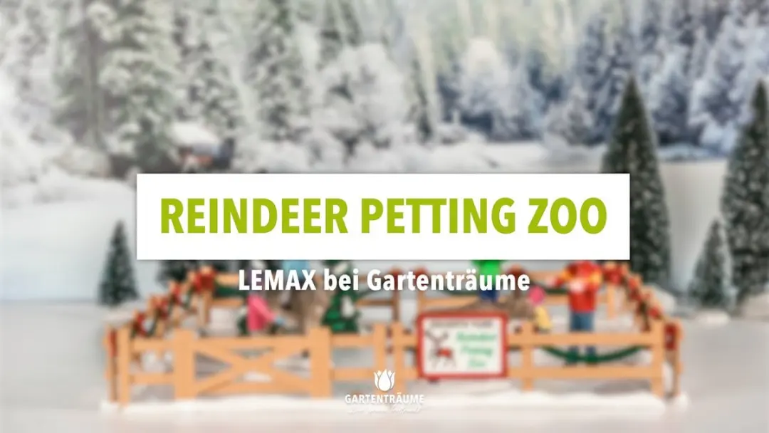Lemax Reindeer Petting Zoo Figuur - Neutraal