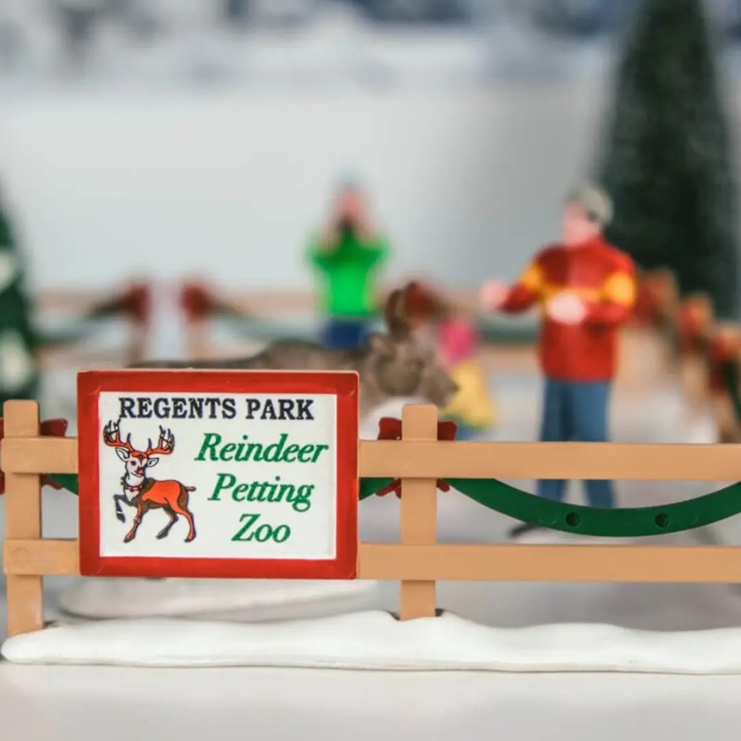 Lemax Reindeer Petting Zoo Figuur - Neutraal