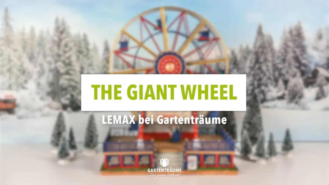 Lemax The Giant Wheel Verlichte Attractie - Silver