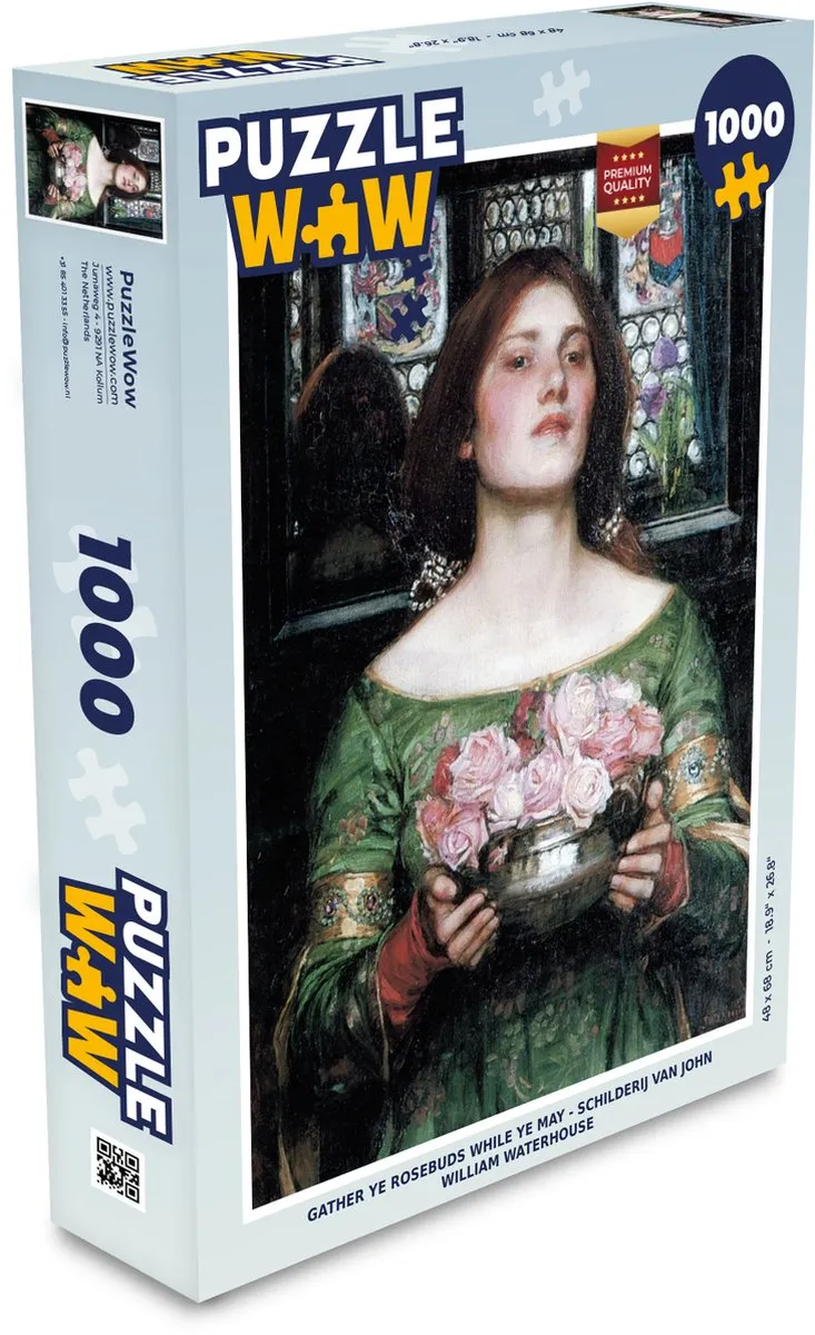 PuzzleWow Legpuzzel Gather ye rosebuds 1000 Stuks