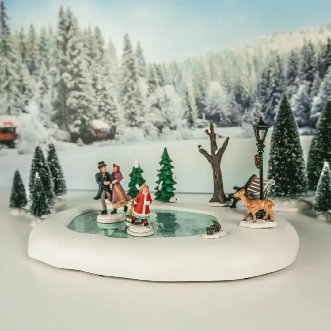 Lemax Victorian Skaters Kersthuisjes & Kerstdorpen - 4.5V