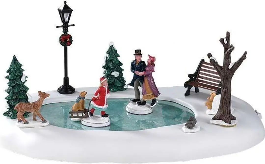 Lemax Victorian Skaters Kersthuisjes & Kerstdorpen - 4.5V - afbeelding 6 van 6