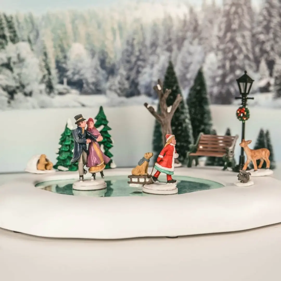 Lemax Victorian Skaters Kersthuisjes & Kerstdorpen - 4.5V