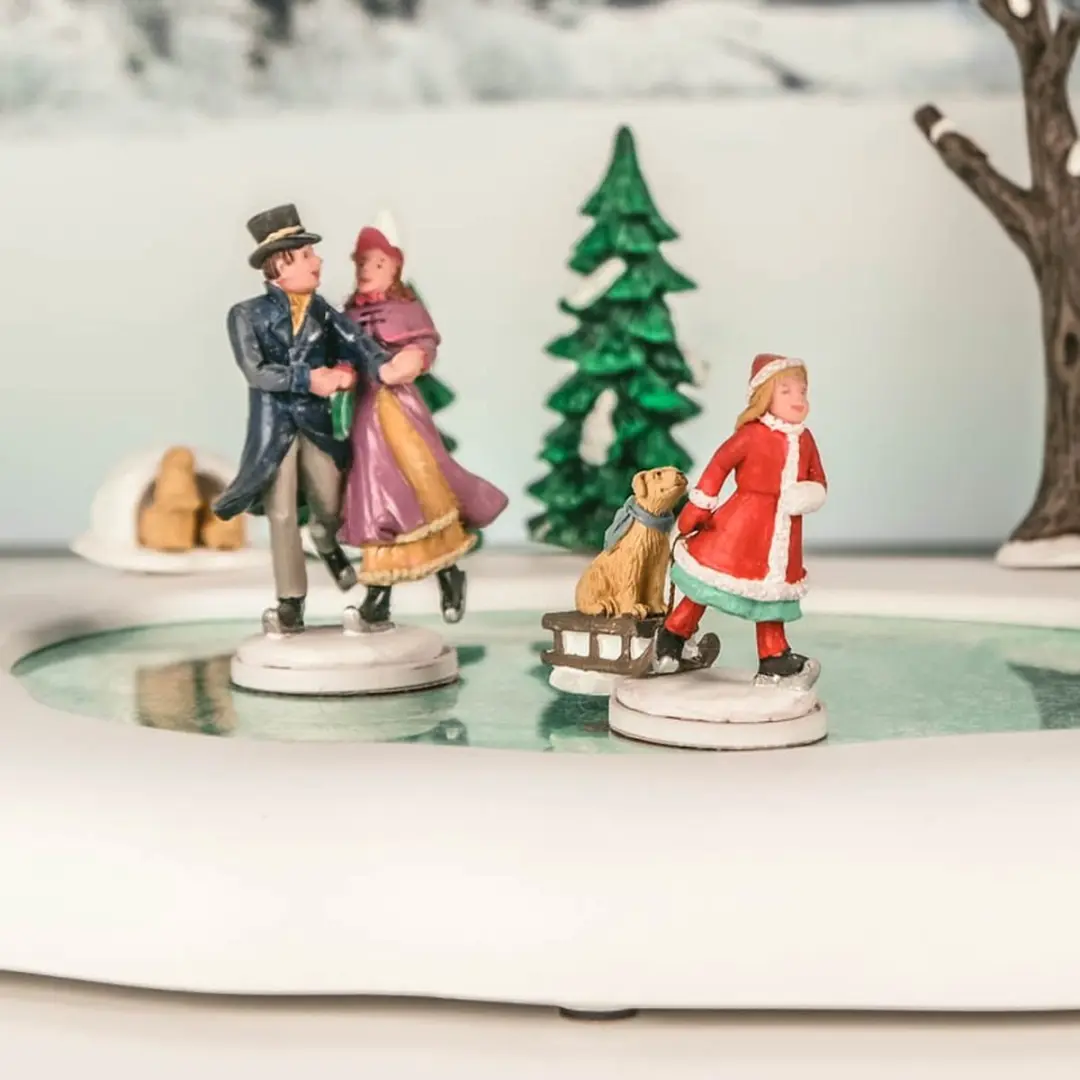 Lemax Victorian Skaters Kersthuisjes & Kerstdorpen - 4.5V