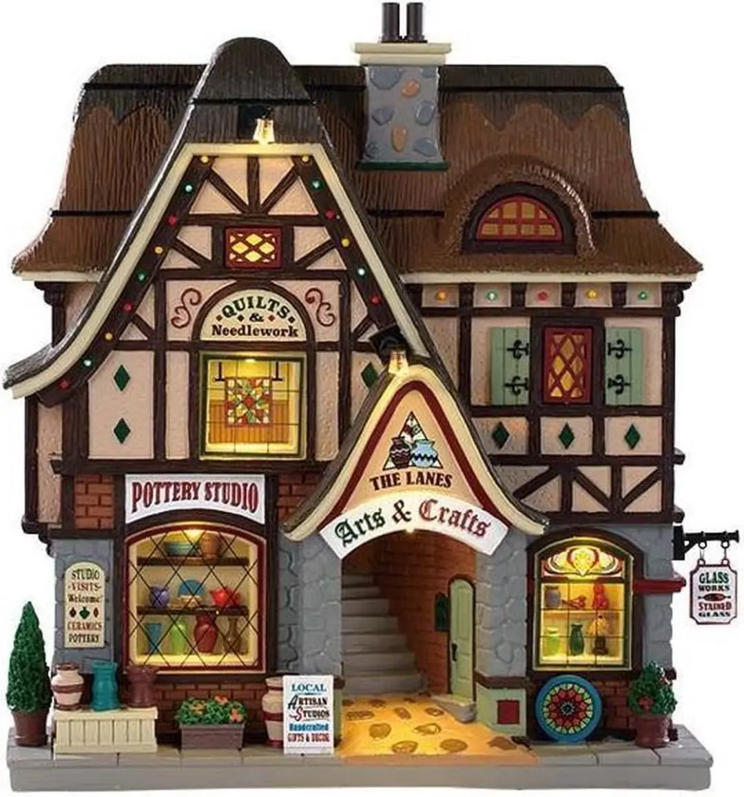 Lemax The Lanes Arts And Crafts Verlicht Figuur - Neutraal