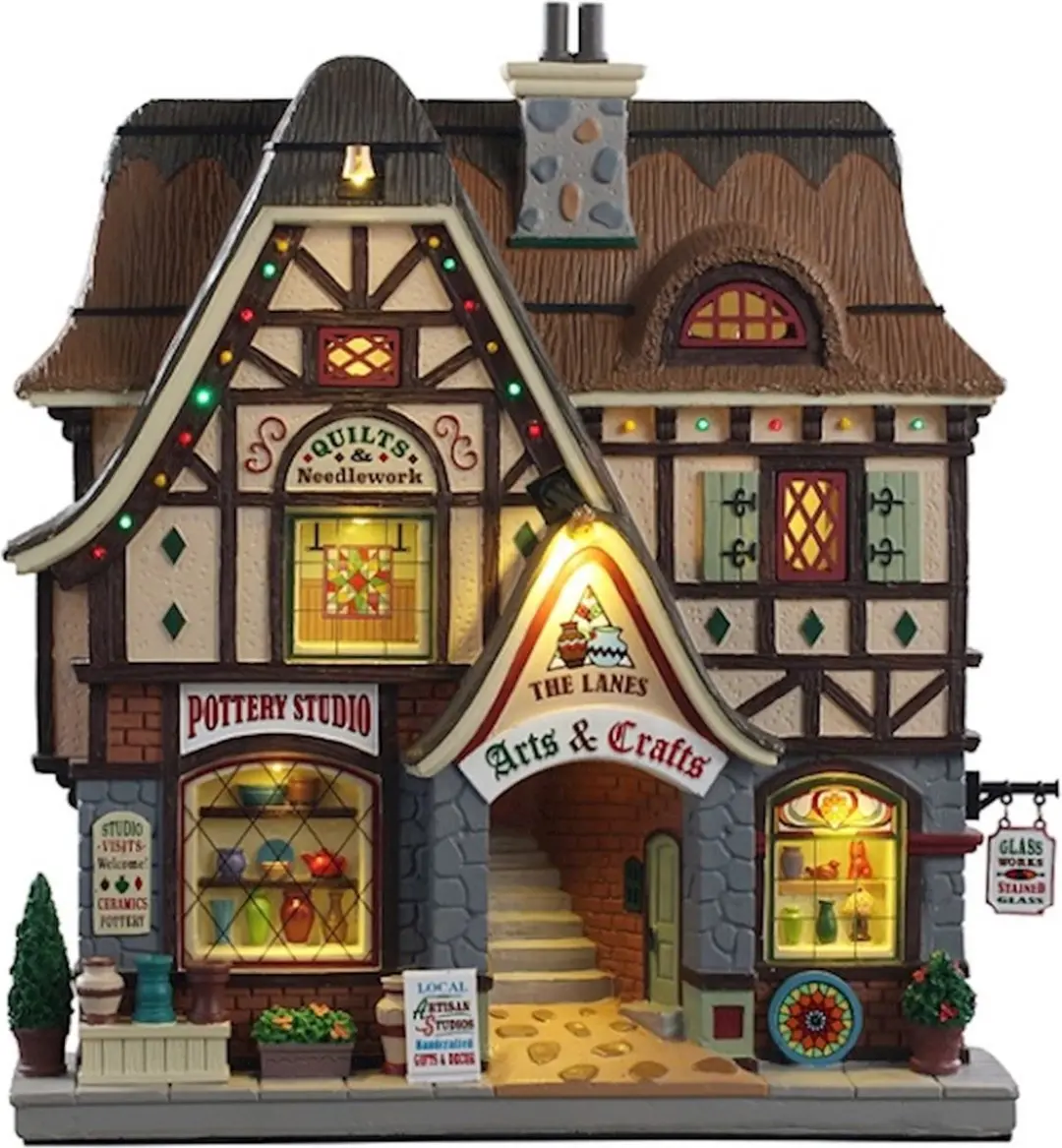 Lemax The Lanes Arts And Crafts Verlicht Figuur
