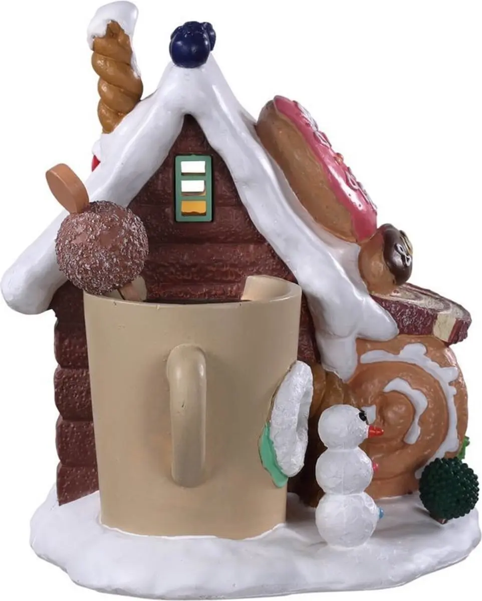 Lemax Dudley's Donut Shop Kersthuisje - 4.5V - afbeelding 4 van 4
