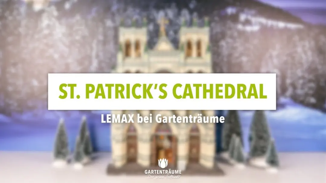 Lemax St. Patrick's Cathedral Verlicht Gebouw - Meerkleurig