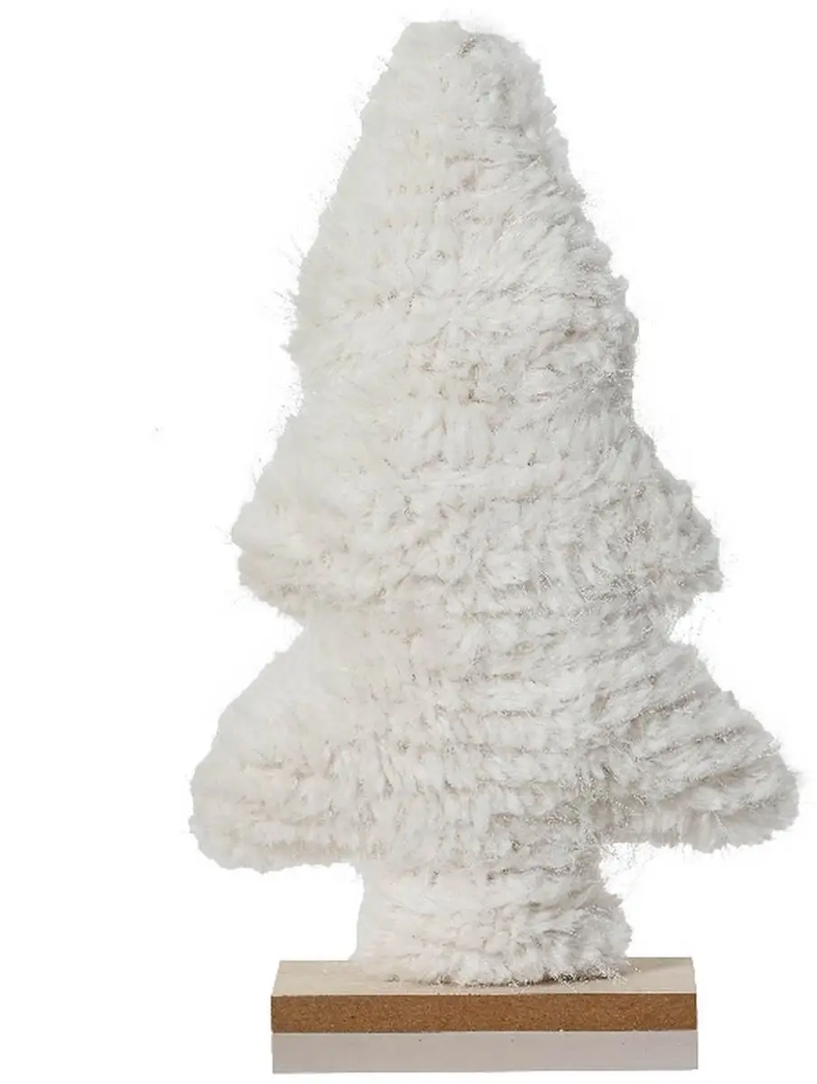 Kaemingk decoratieve kerstboom wit 23 cm polyester